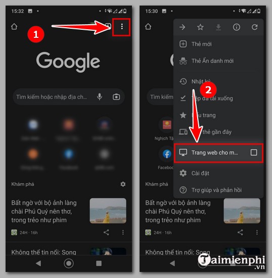 Dang nhap vao Zalo web