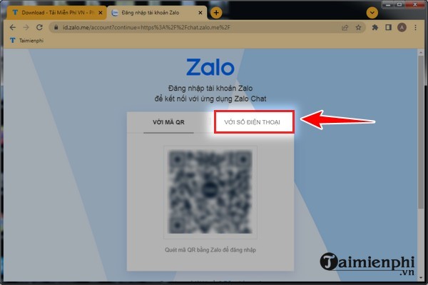 Zalo chat me