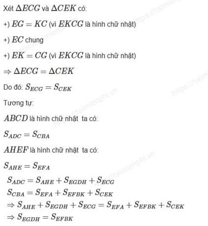 Cong thuc tinh dien tich hinh chu nhat lop 3