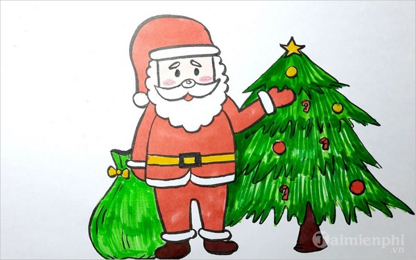 Hướng dẫn cách vẽ tranh Giáng sinh Noel đẹp và đơn giản Trường THCS CHÂU VĂN LIÊM