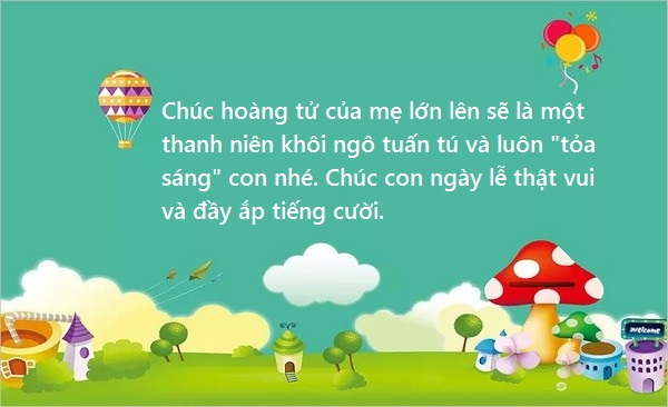 Cách tạo thiệp chúc mừng ngày 1/6, Tết Thiếu nhi