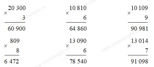 Vo bai tap Toan lop 3 tap 2 trang 64 65