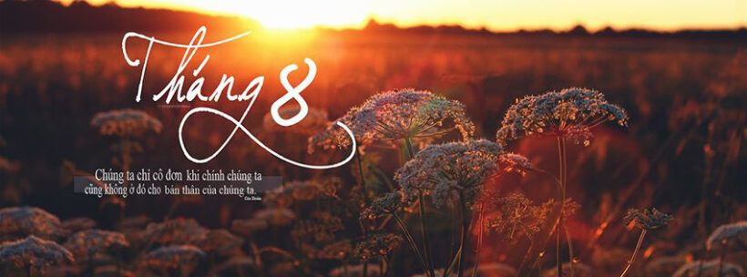 Anh bia facebook status chao thang 8 mua thu - Hello August
