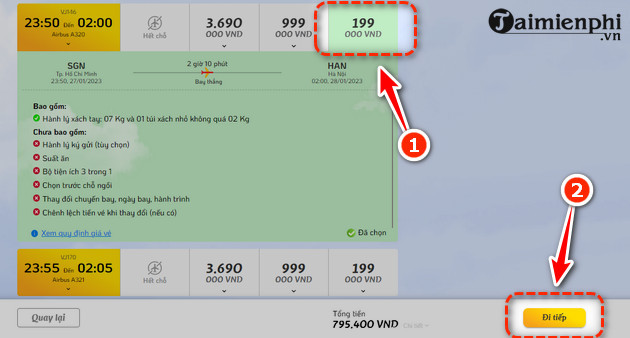 gia ve may bay vietjet hom nay