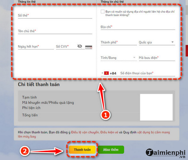 kiem tra ve may bay vietjet