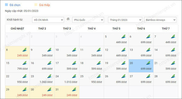 Gia ve may bay Vietjet