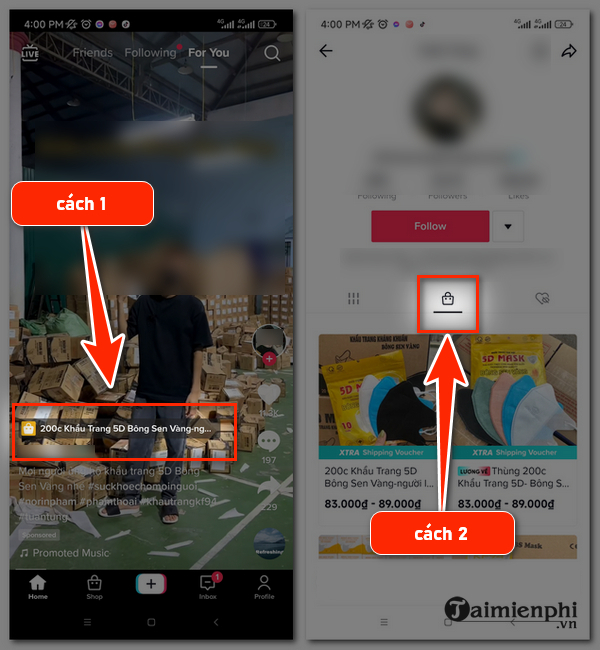 Cach su dung hieu ung tren TikTok
