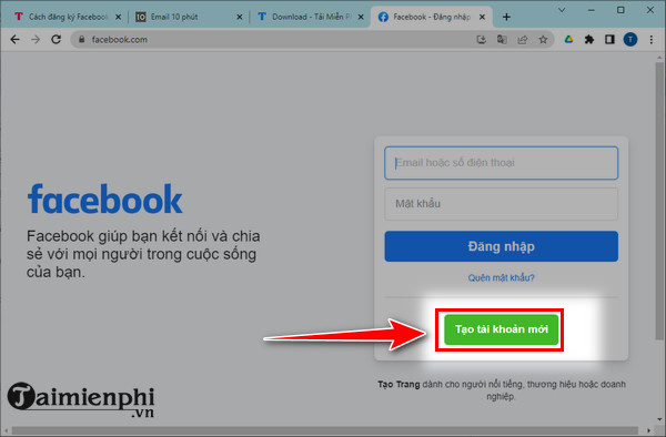 Cach tao nhieu nick Facebook bang 1 gmail