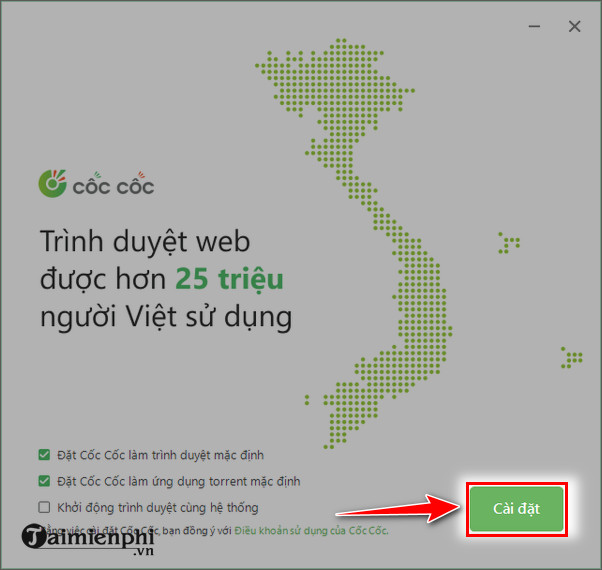 Tải Cốc Cốc trên PC Windows 7
