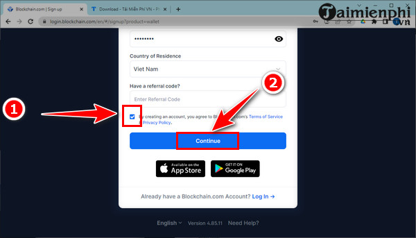Dang ky tai khoan Bitcoin