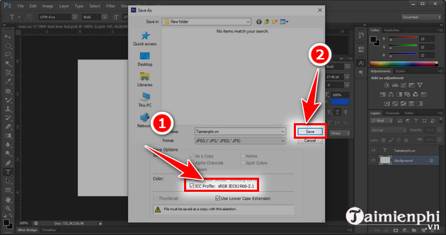 cach luu file photoshop
