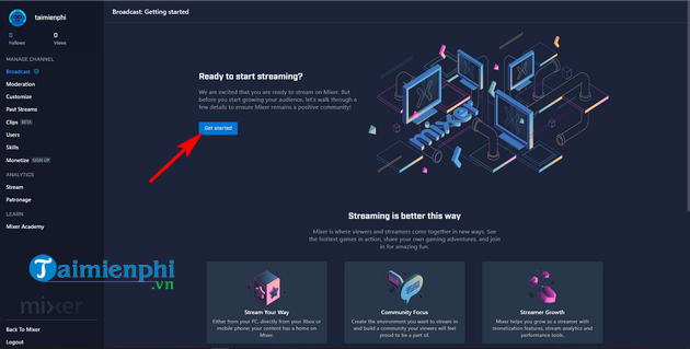 how to live streaming on mixer 6