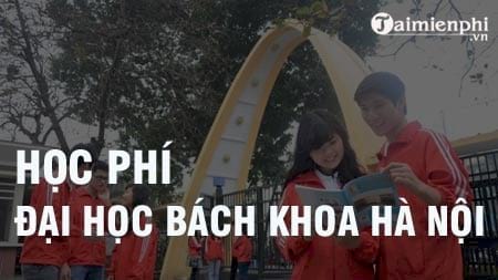 hoc phi dh bach khoa ha noi 2016 2017