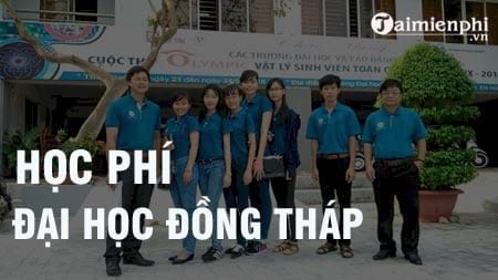 hoc phi truong dai hoc dong thap 2016 2017