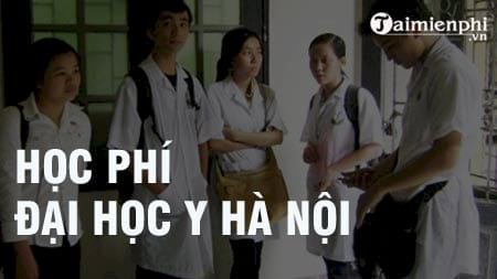 hoc phi truong dai hoc y ha noi 2016 2017