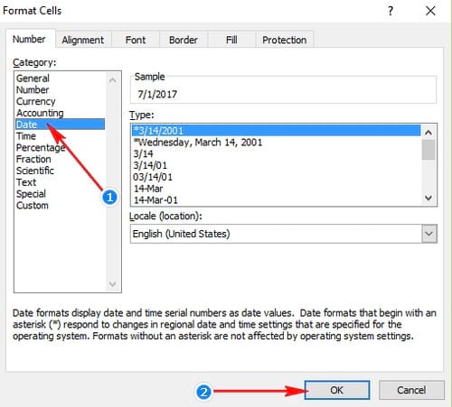 Cách chuyển text sang ngày tháng Excel