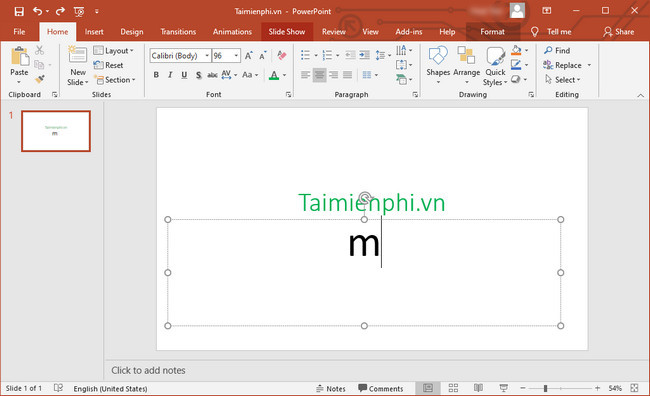 Nhấn vào ảnh để phóng to cach go viet m2 m3 trong powerpoint 2019