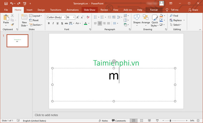 cach go viet m2 m3 trong powerpoint 2019