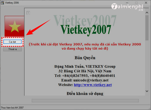 Cách cài Vietkey cho Windows 10
