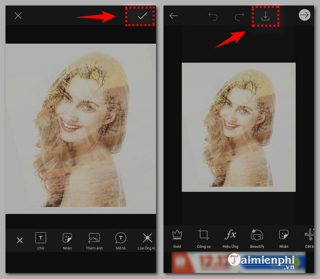 how to do double exposure on picsart 7