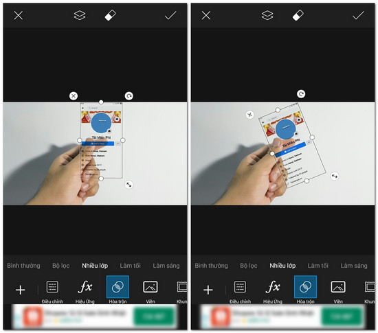 Cách tạo ảnh Facebook trong suốt trên điện thoại bằng Picsart