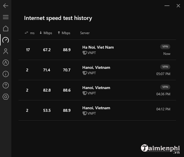 how to check internet connection with hotspot shield 6