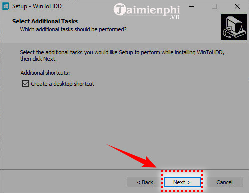 install and install wintohdd 8