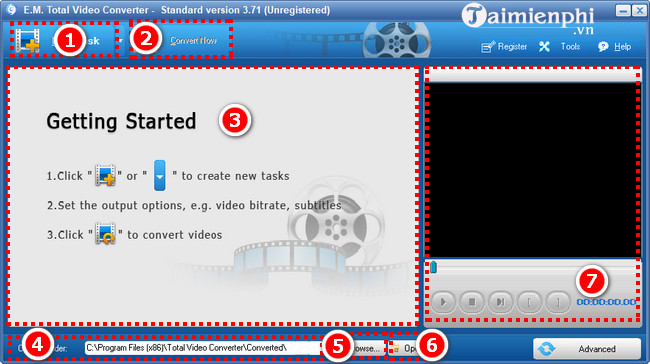 cach su dung total video converter 4