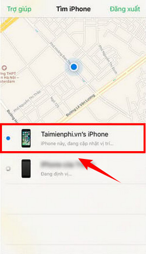 Cách tìm iPhone bị mất bằng điện thoại khác