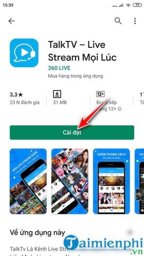 Hướng dẫn cài và sử dụng TalkTV trên điện thoại Android