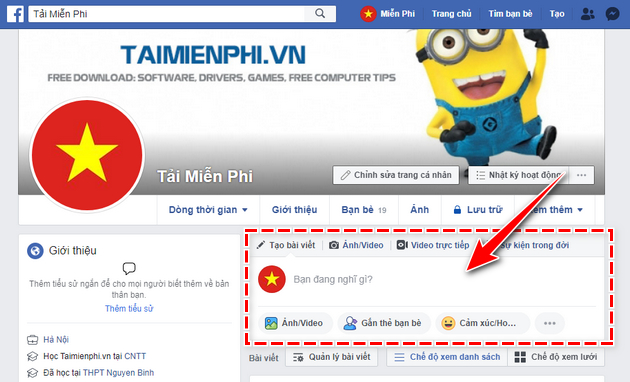 Đăng bài trên Facebook, post bài lên Facebook cá nhân