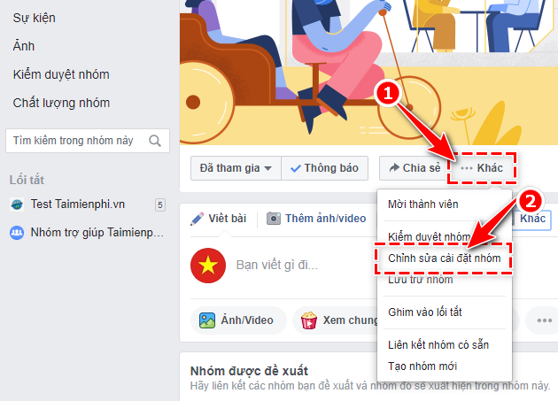 how to get facebook group link 3
