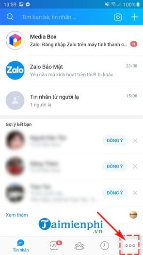 Cách bật Mini Chat trên Zalo