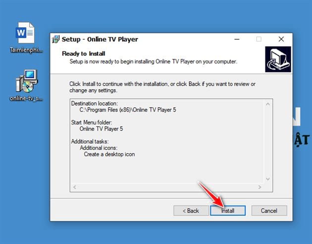 Hướng dẫn cài Online TV Player