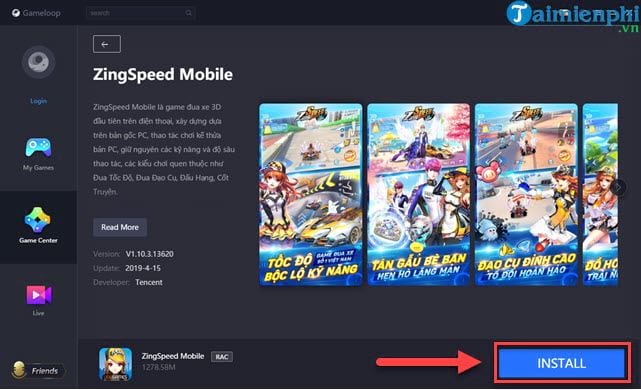Cách chơi Zing Speed Mobile trên PC bằng Tencent Gaming Buddy