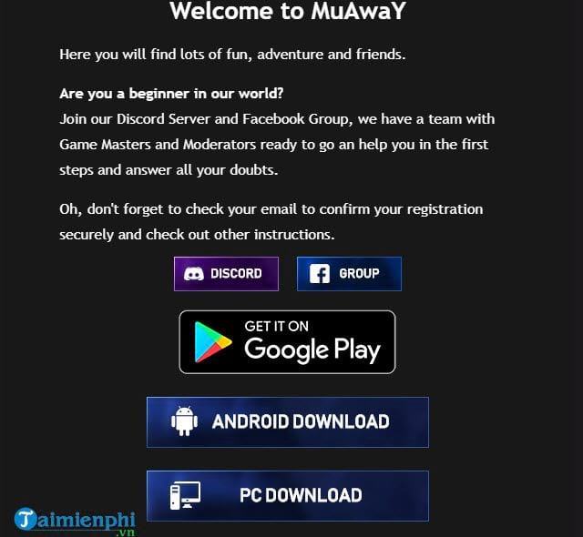 Hướng dẫn đăng ký tài khoản MuAwaY Mobile