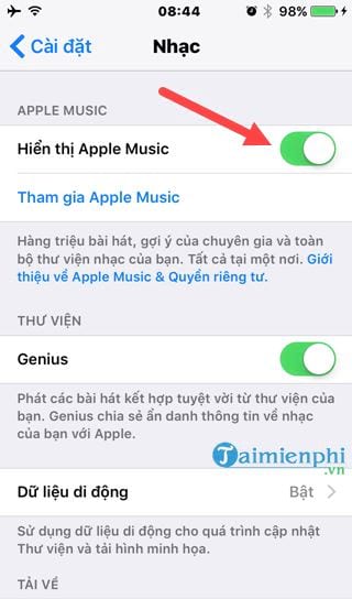 iTunes không đồng bộ nhạc sau khi nâng cấp iOS 11