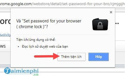 Cài đặt mật khẩu cho Google Chrome