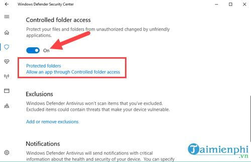 Bật tính năng chống Ransomware trên Windows 10 Fall Creators Update