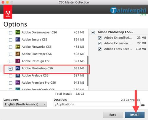 Cách cài Photoshop CS6 cho Mac