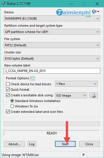 Cách cài Windows 10 64-bit chuẩn UEFI - GPT
