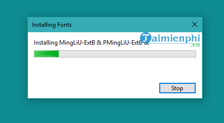 Cài đặt font máy tính, setup Font Full, Font tiếng Việt cho Windows 10, 8.1, 7