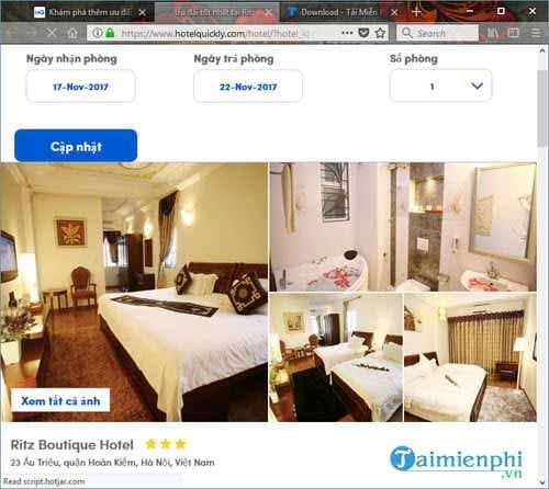 Cách tìm khách sạn giá rẻ bằng Hotel Quickly