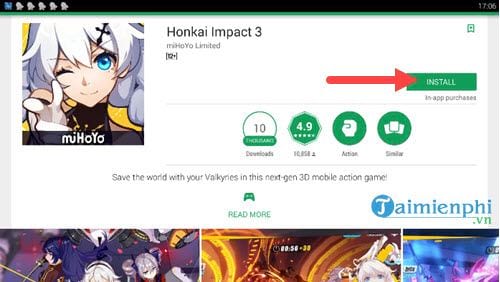 Cách chơi Honkai Impact 3 trên máy tính bằng Bluestacks