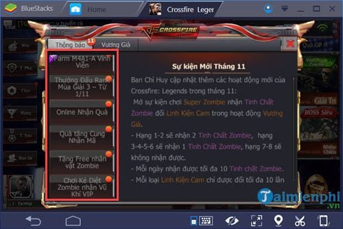 code cf mobile Nhan giftcode game crossfire legends 11