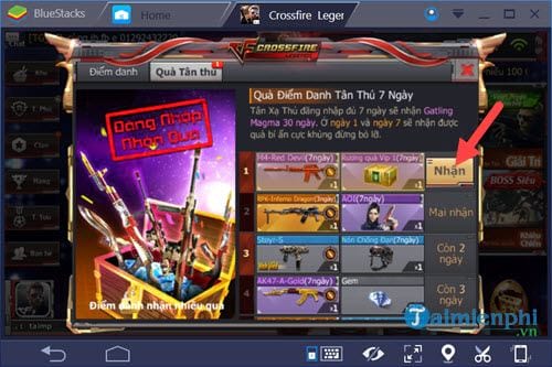 code cf mobile Nhan giftcode game crossfire legends 10