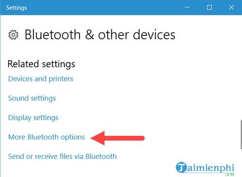 cac thiet lap bluetooth tren windows 10 16