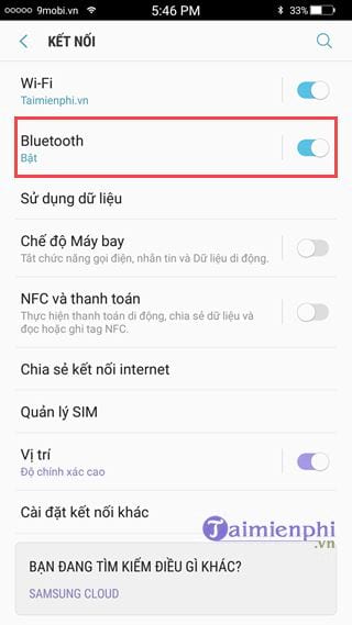 cac thiet lap bluetooth tren windows 10 8