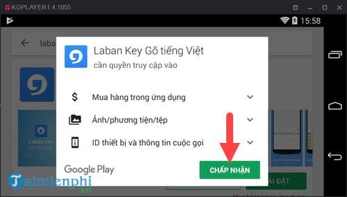 Cách gõ tiếng Việt trên KOPlayer