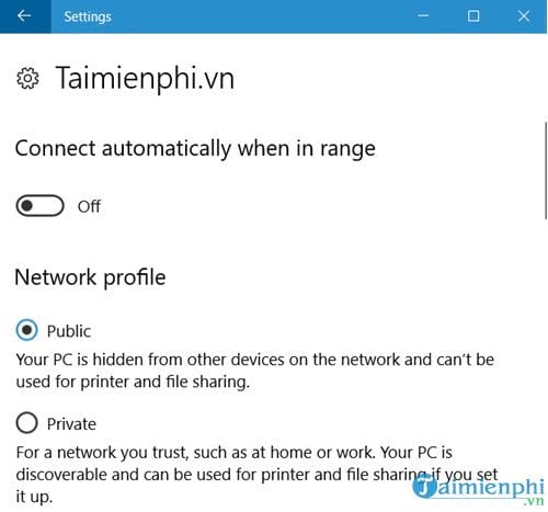 Cách mở Manage Known Networks trên Windows 10